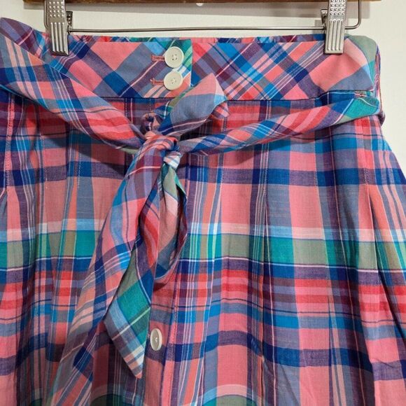 NWT TALBOTS PLAID MIDI FULL SKIRT SIZE 10 / MEDIUM - Picture 9 of 16
